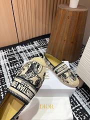 Dior Granville Espadrille White Black - 5