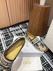Dior Granville Espadrille White Black - 4