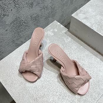 Bottega Veneta Blink Pink Mule 8cm