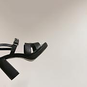 Hermes Black Sandal Heel 9cm - 4