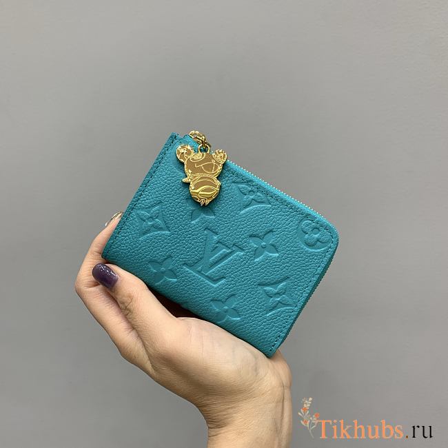 Louis Vuitton LV x TM Lisa Wallet Blue 11x8.5x1.5cm - 1