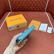 Louis Vuitton LV x TM Lisa Wallet Blue 11x8.5x1.5cm - 4