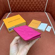Louis Vuitton LV x TM Romy Card Holder Pink 12x8cm - 4