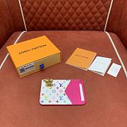 Louis Vuitton LV x TM Romy Card Holder Pink 12x8cm - 2