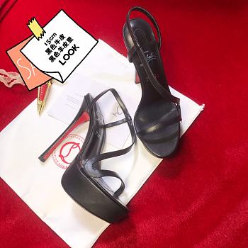 Christian Louboutin Rosalie Alta 150mm Sandals Black