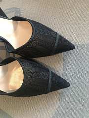 Fendi Black Lace Colibri Lite Slingback Pumps 8.5cm - 2
