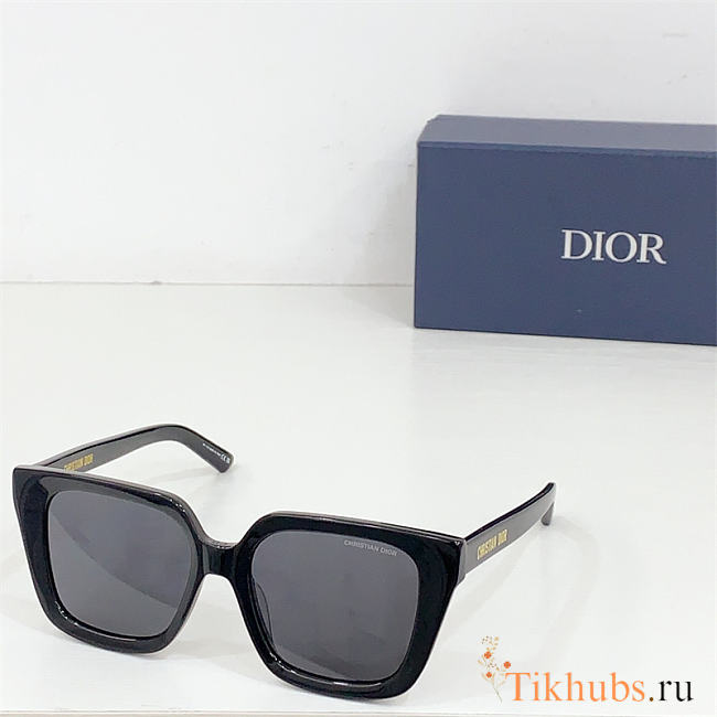 Dior Midnight S1I Black Square Sunglasses - 1