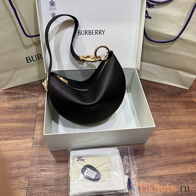Burberry Knight Arc Bag Black 28.5x15x22cm - 1