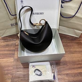 Burberry Knight Arc Bag Black 28.5x15x22cm