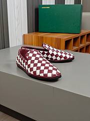 Bottega Veneta Padded Slippers Intrecciato Red - 5