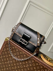 Louis Vuitton LV Dauphine Soft MM Black 24x17x9cm - 1