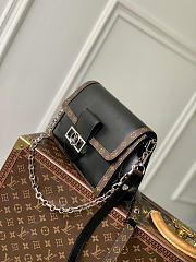 Louis Vuitton LV Dauphine Soft MM Black 24x17x9cm - 6