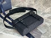 Dior Hit the Road Messenger Bag Flap Black 24x18x8cm - 6