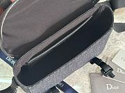 Dior Hit the Road Messenger Bag Flap Black 24x18x8cm - 3