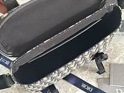 Dior Hit the Road Messenger Bag Flap Beige Black 24x18x8cm - 2