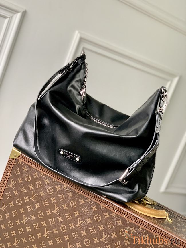 Louis Vuitton LV Vagabond Hobo H35 Black 38x35x12cm - 1