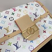 Louis Vuitton LV x TM Dauphine Soft GM White 28x20x11cm - 6