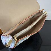 Louis Vuitton LV x TM Dauphine Soft GM White 28x20x11cm - 5
