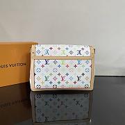 Louis Vuitton LV x TM Dauphine Soft GM White 28x20x11cm - 2