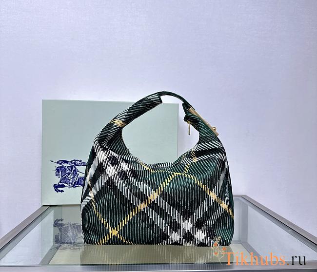 Burberry Medium Peg Duffle Bag Knight Green 28x16.5x33.5cm - 1