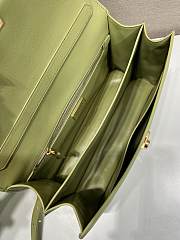 Prada Soft Sound Medium Shoulder Bag Green 28x16x10cm - 6