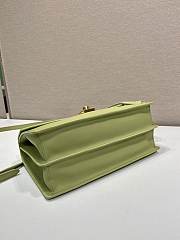 Prada Soft Sound Medium Shoulder Bag Green 28x16x10cm - 4