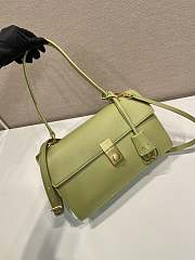 Prada Soft Sound Medium Shoulder Bag Green 28x16x10cm - 2
