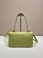 Prada Soft Sound Medium Shoulder Bag Green 28x16x10cm - 3