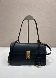Prada Soft Sound Medium Shoulder Bag Black 28x16x10cm - 1