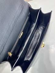 Prada Soft Sound Medium Shoulder Bag Black 28x16x10cm - 6