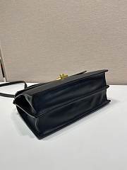 Prada Soft Sound Medium Shoulder Bag Black 28x16x10cm - 5