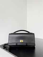 Balenciaga Bel Air Small Shoulder Bag Black Gold 26.9x14x5.3cm - 1