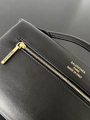 Balenciaga Bel Air Small Shoulder Bag Black Gold 26.9x14x5.3cm - 4