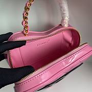 Chanel Heart Bag Pink Patent - 2