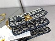 Dior Oblique Leather Dioraddict Flap Chain Bag 24cm - 6