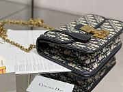 Dior Oblique Leather Dioraddict Flap Chain Bag 24cm - 5