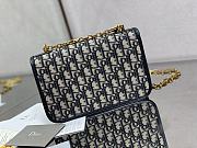 Dior Oblique Leather Dioraddict Flap Chain Bag 24cm - 3