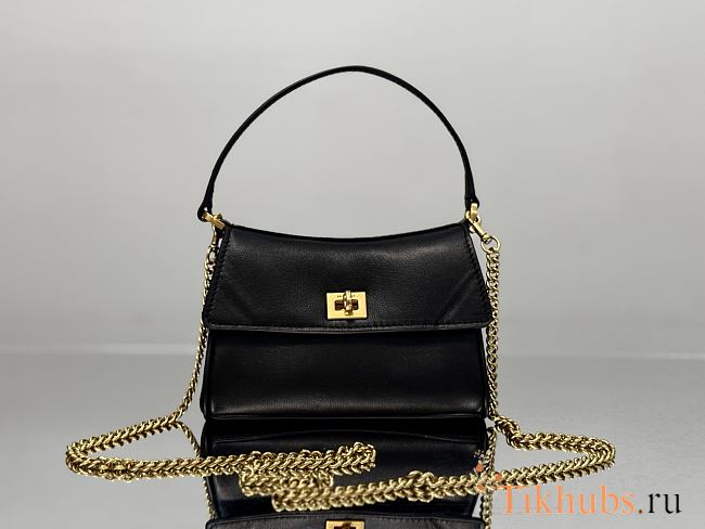 Balenciaga Rodeo Nano Bag With Chain Black 16x9.9x4.5cm - 1