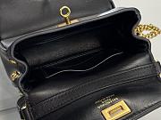 Balenciaga Rodeo Nano Bag With Chain Black 16x9.9x4.5cm - 4