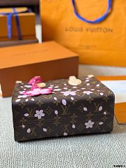 Louis Vuitton LV x TM OnTheGo PM Sakura Brown 25x19x11.5cm - 6