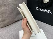Chanel Woc Wallet Chain White Lambskin Gold 19x12x3cm - 6