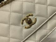 Chanel Woc Wallet Chain White Lambskin Gold 19x12x3cm - 2