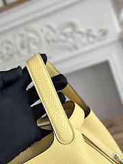 Hermes Picotin Yellow Silver Bag 18x13x9cm - 6