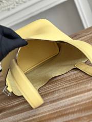 Hermes Picotin Yellow Silver Bag 18x13x9cm - 5