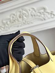 Hermes Picotin Yellow Silver Bag 18x13x9cm - 4