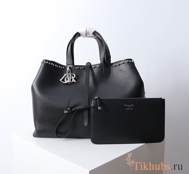 Dior Toujours Large Bag Black Cannage Calfskin 37x27x21cm - 1