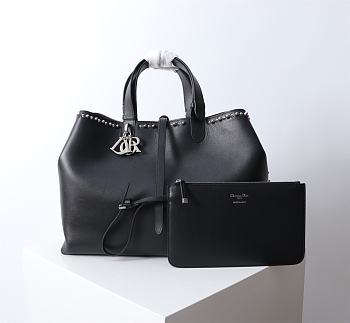 Dior Toujours Large Bag Black Cannage Calfskin 37x27x21cm