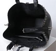 Dior Toujours Large Bag Black Cannage Calfskin 37x27x21cm - 3