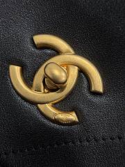 Chanel Maxi Shopping Bag Calfskin Black 59x36x13cm - 3