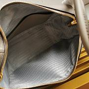 Prada Leather Handbag Grey Bag 25x18x10cm - 6